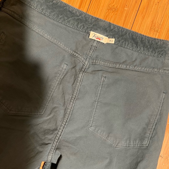 Faherty Julianne Corduroy Pants Blue Size 26 - Picture 11 of 15